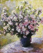 Claude Monet Bouquet of Mallows china oil painting artist